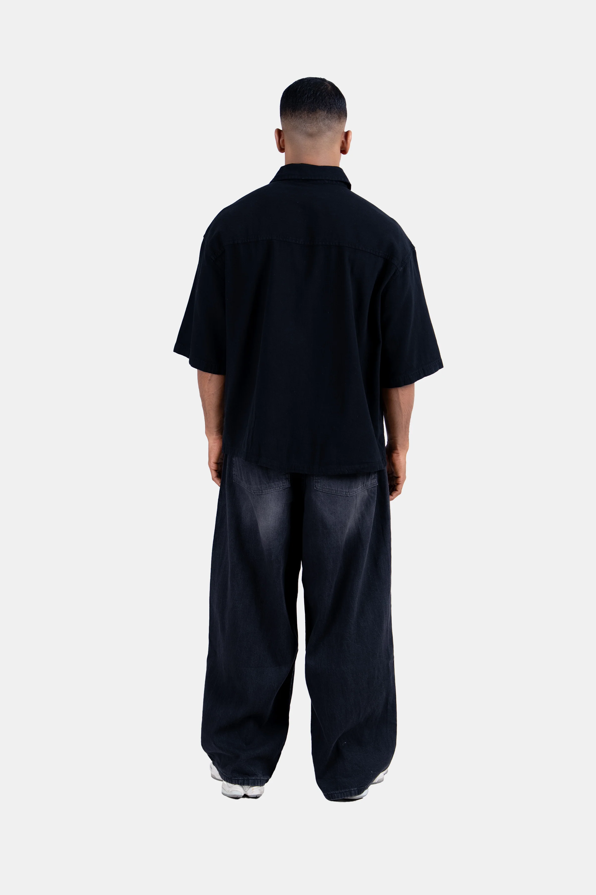 Hustle Men's Denim Shirt - Everyday Casual - Image 5