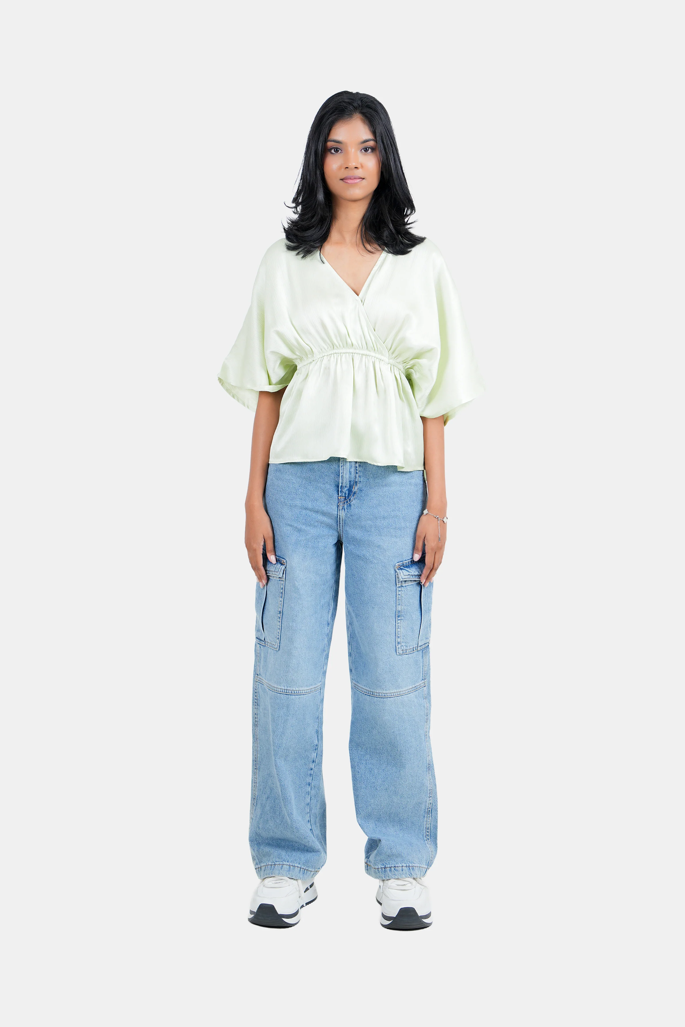 Modano Women’s Cross Neck Top – Casual Wear - Image 5