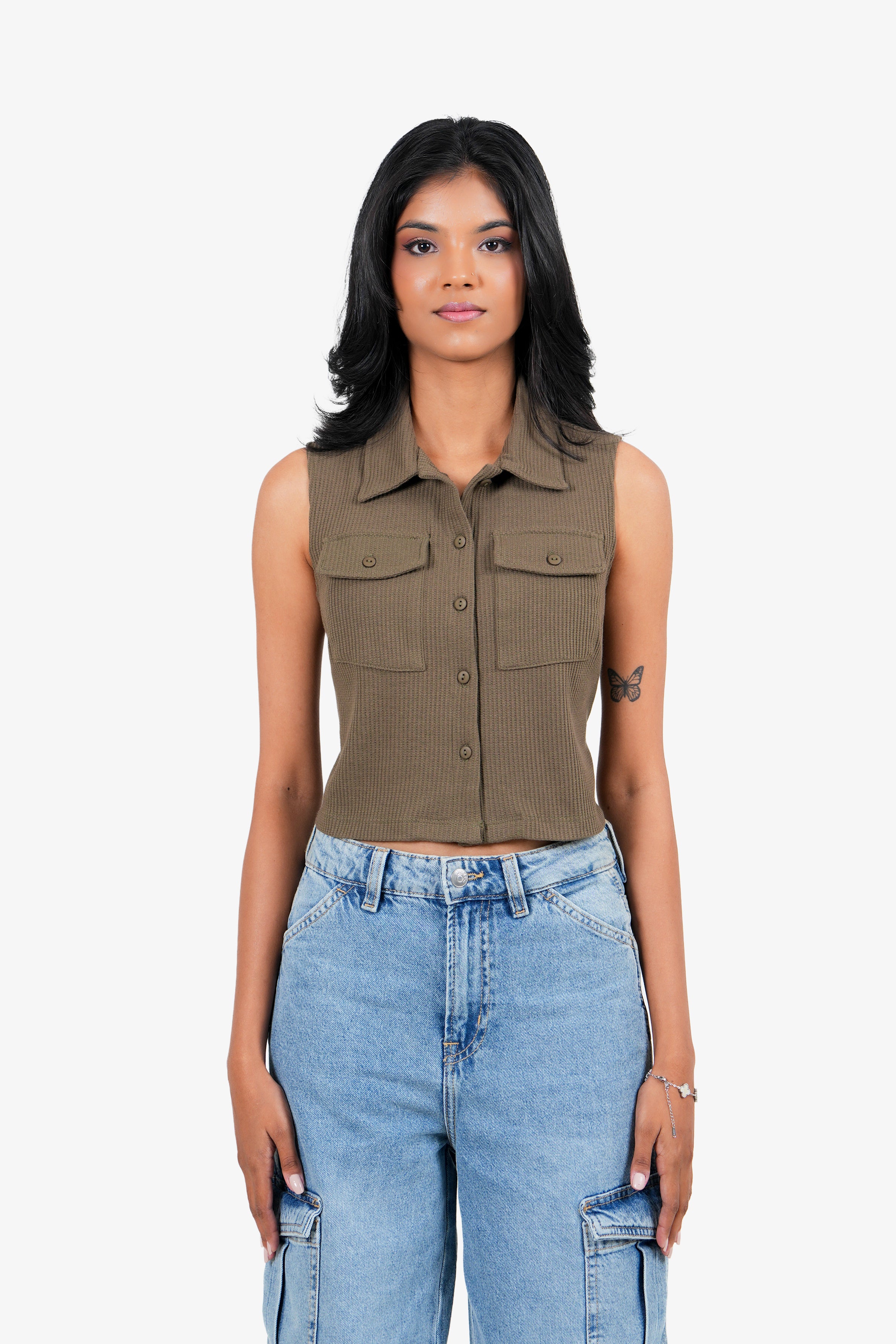 Modano Women's Crop Top - Casual  Wear - Image 3