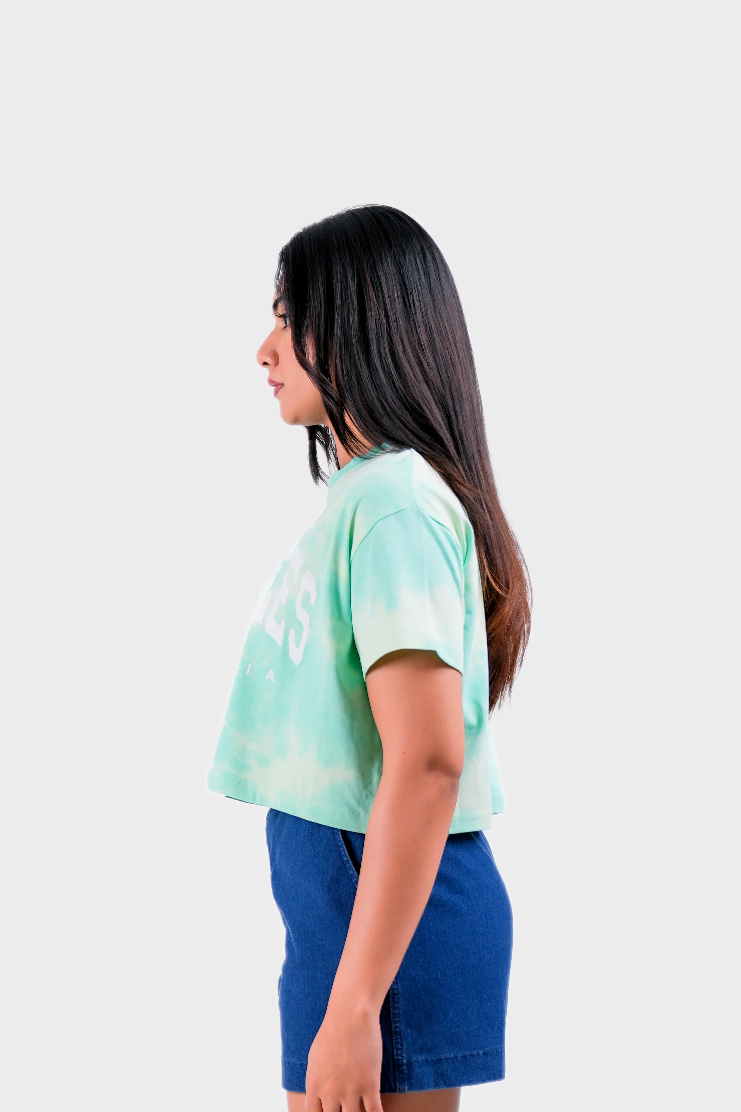 Modano Women's Tie Dye Crop Top - Casual Wear - Image 5